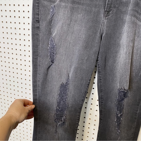 Good American | Good Waist Skinny Jeans, MM98-A GAGW42 Black 009 Sz. 20 - Picture 5 of 12